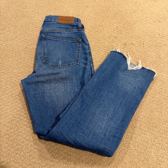 Madewell Cali Demi-Boot Jean Boho Ankle Bronson Wash: Button-Front Sz 25 JO512 - Picture 9 of 16